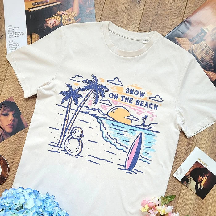 Snow On The Beach T-Shirt / Sticker