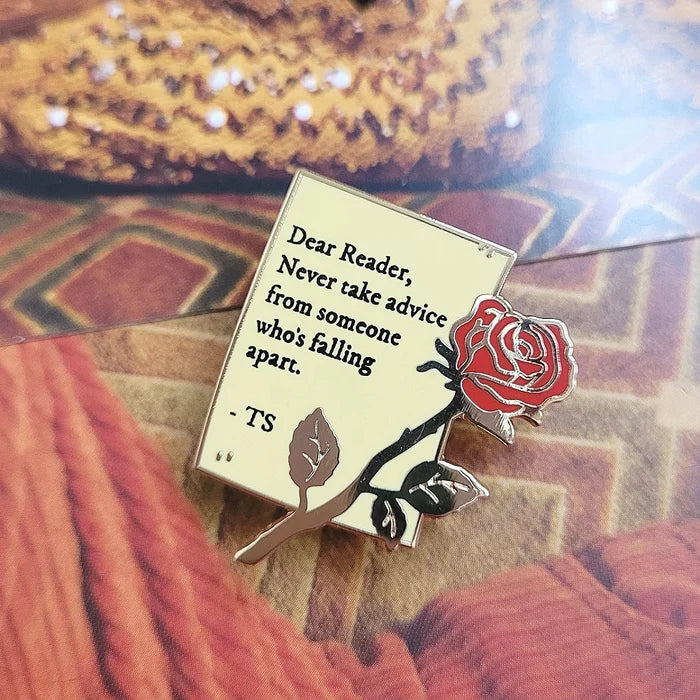 Dear Reader Enamel Pin