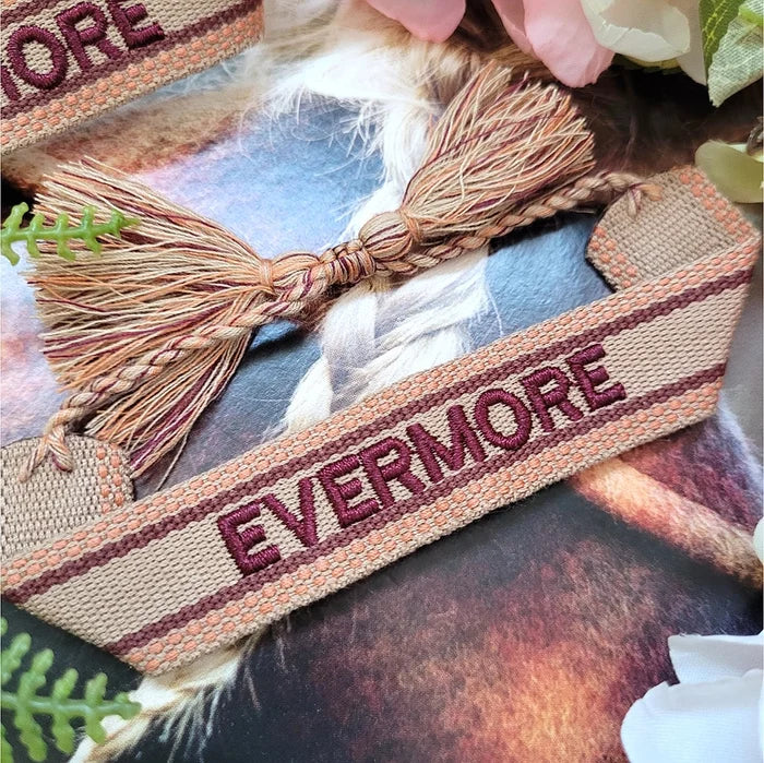 Evermore Embroidered Bracelet