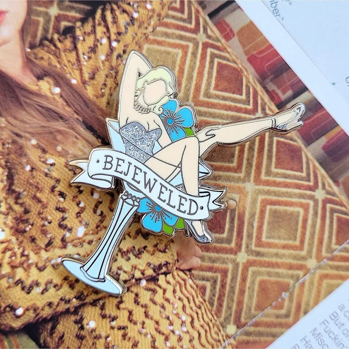 Bejeweled Enamel Pin