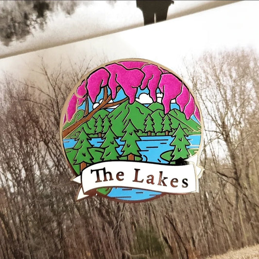 The Lakes Enamel Pin