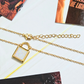 Opalite Padlock Necklace