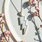 Opalite Lightning Bolt Necklace
