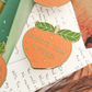 Sweeter Than A Peach Enamel Pin