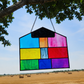 Lover House Stained Glass Suncatcher