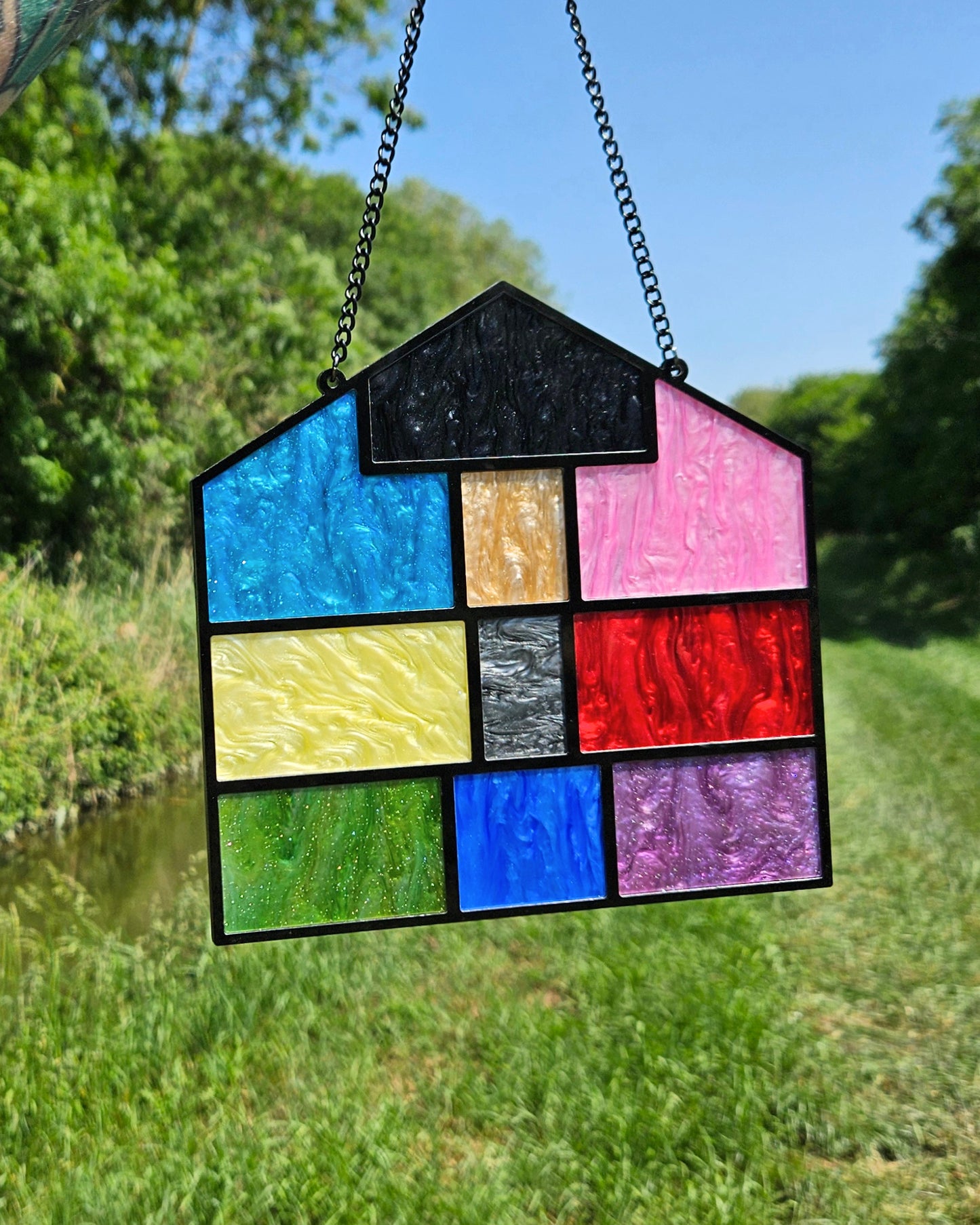 Lover House Acrylic Hanging Wall Art