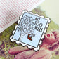 All Too Well Stamp Enamel Pin
