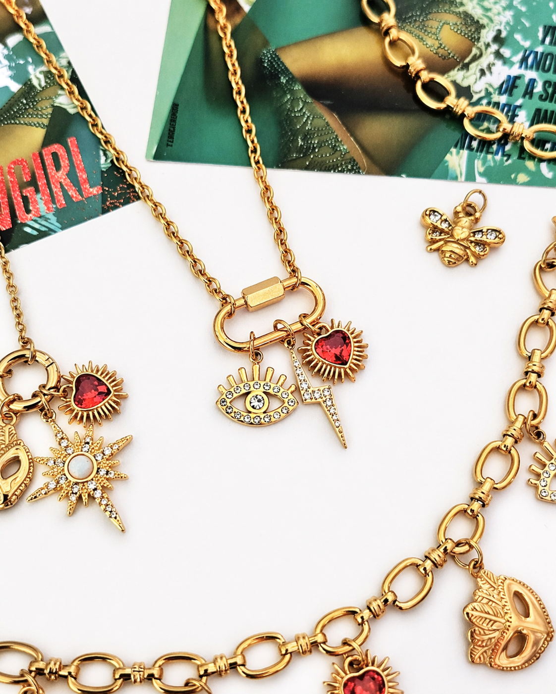 Showgirl Charm Necklaces/Bracelets