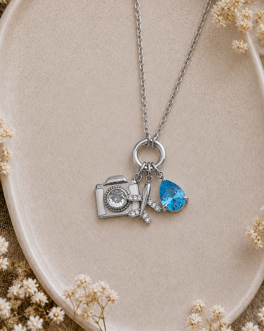 1989 Charm Necklace Silver