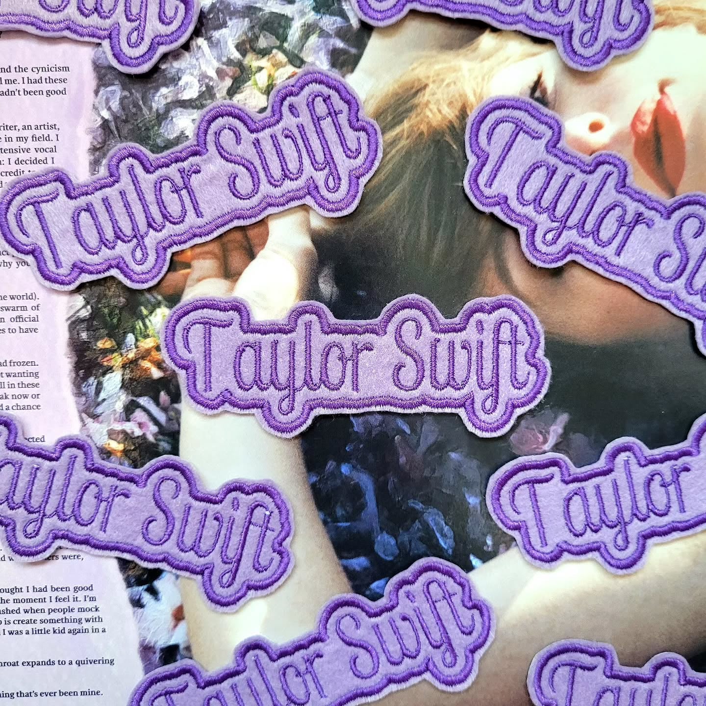 Taylor Swift Patch (Purple)